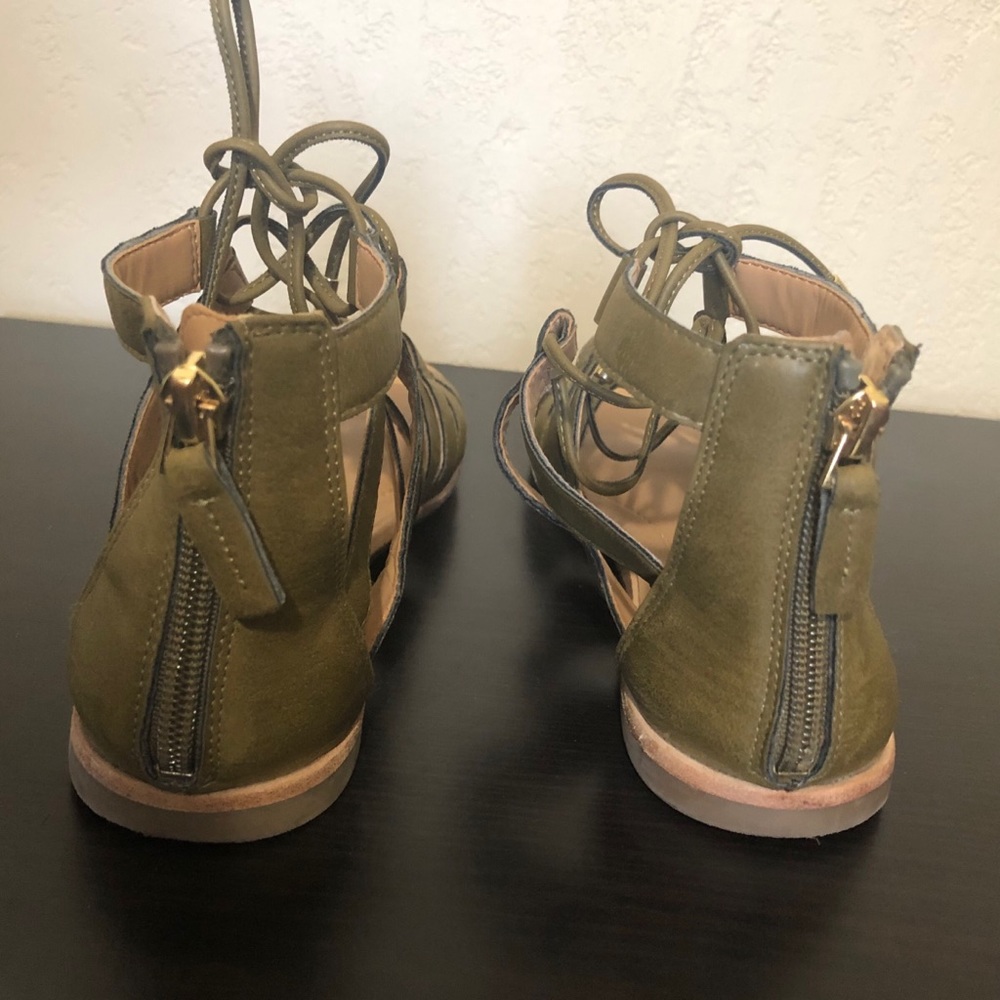 Franco Sarto Brisbane Green Sandals Size 8.5 - Picture 5 of 8